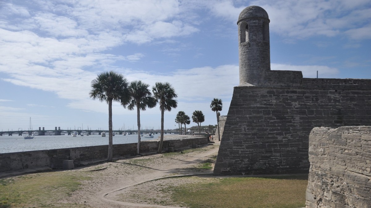 The fort of Castillo de San Marcos