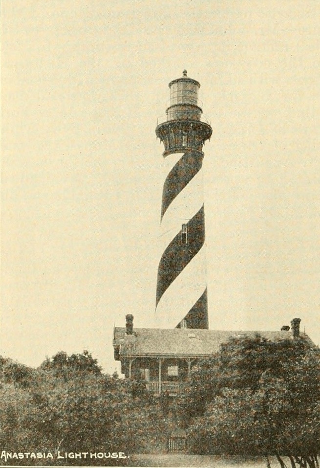 Old postcard of the lighthouse