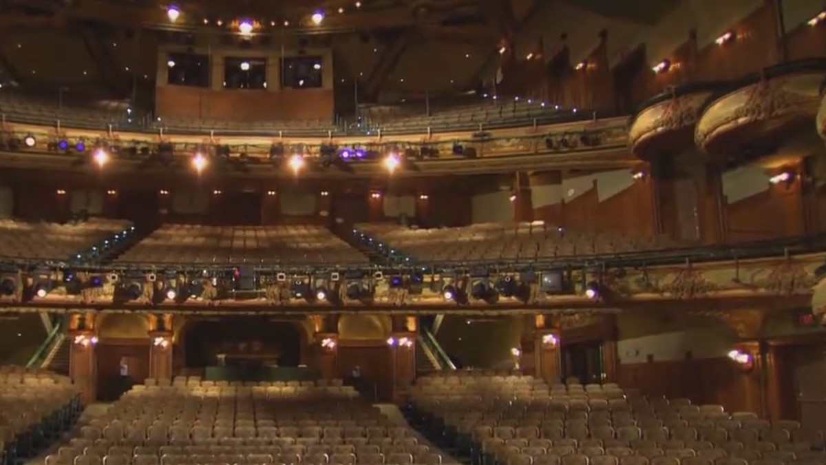 Inside the auditorium